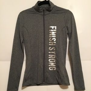 Energie Athletic Zip Junior Jacket, Gray, Size S